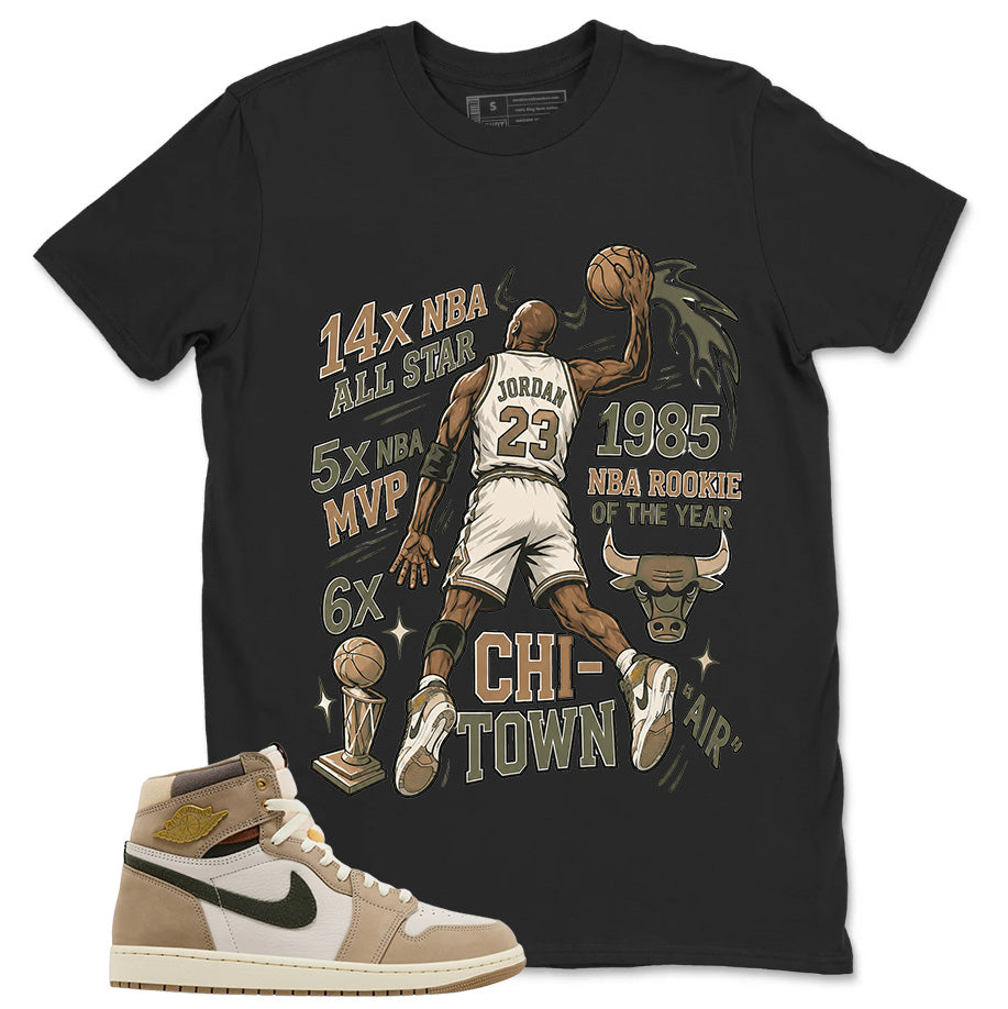 Jordan 23 All Star Shirt - Match Cream Air Jordan Wmns 1 Khaki