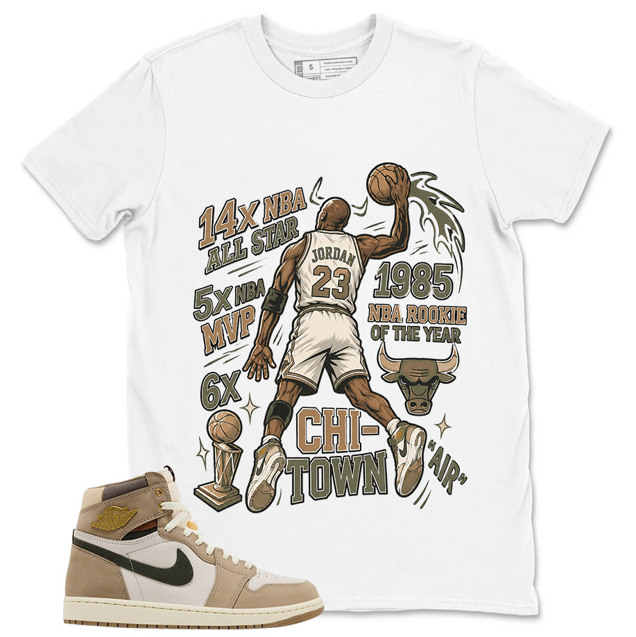 Jordan 23 All Star Shirt - Match Cream Air Jordan Wmns 1 Khaki