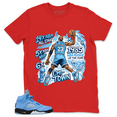Graphic Tee Jordan 23 All Star Shirt - Matching Air Jordan 5 Retro SE UNC
