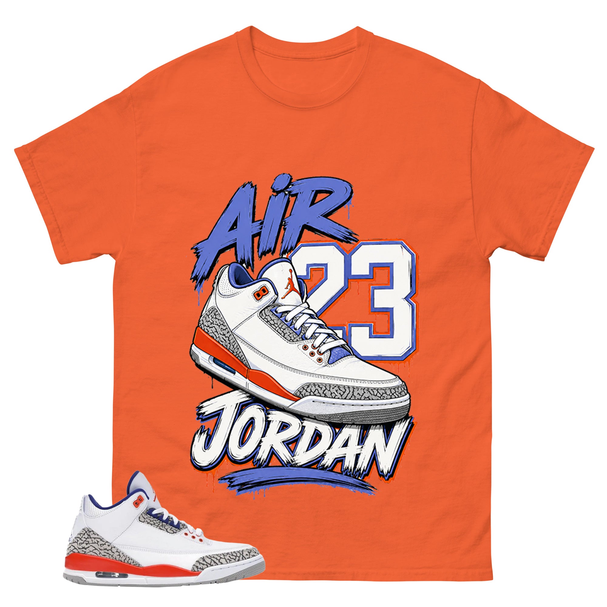 Jordan 23 Legend Shirt - Match Blue Air Jordan 3 Knicks