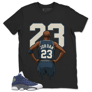 Jordan 23 Shirt - Match Air Jordan 13 Flint 2020