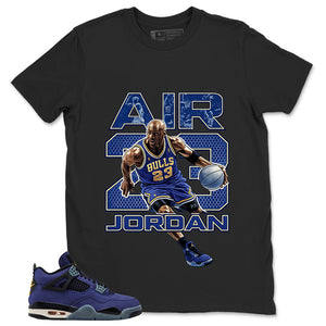 Jordan 23 Shirt - Match Air Jordan 4 Retro Lakers