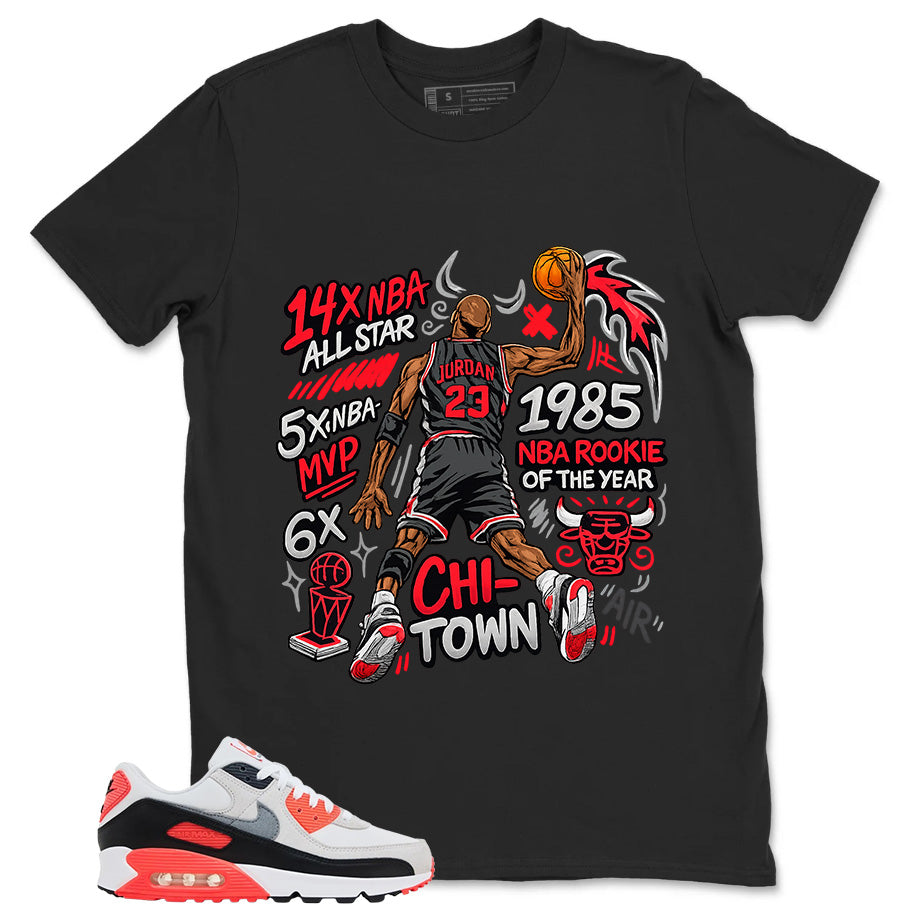 Jordan All Star MVP Shirt - Match Air Max 90 Infrared