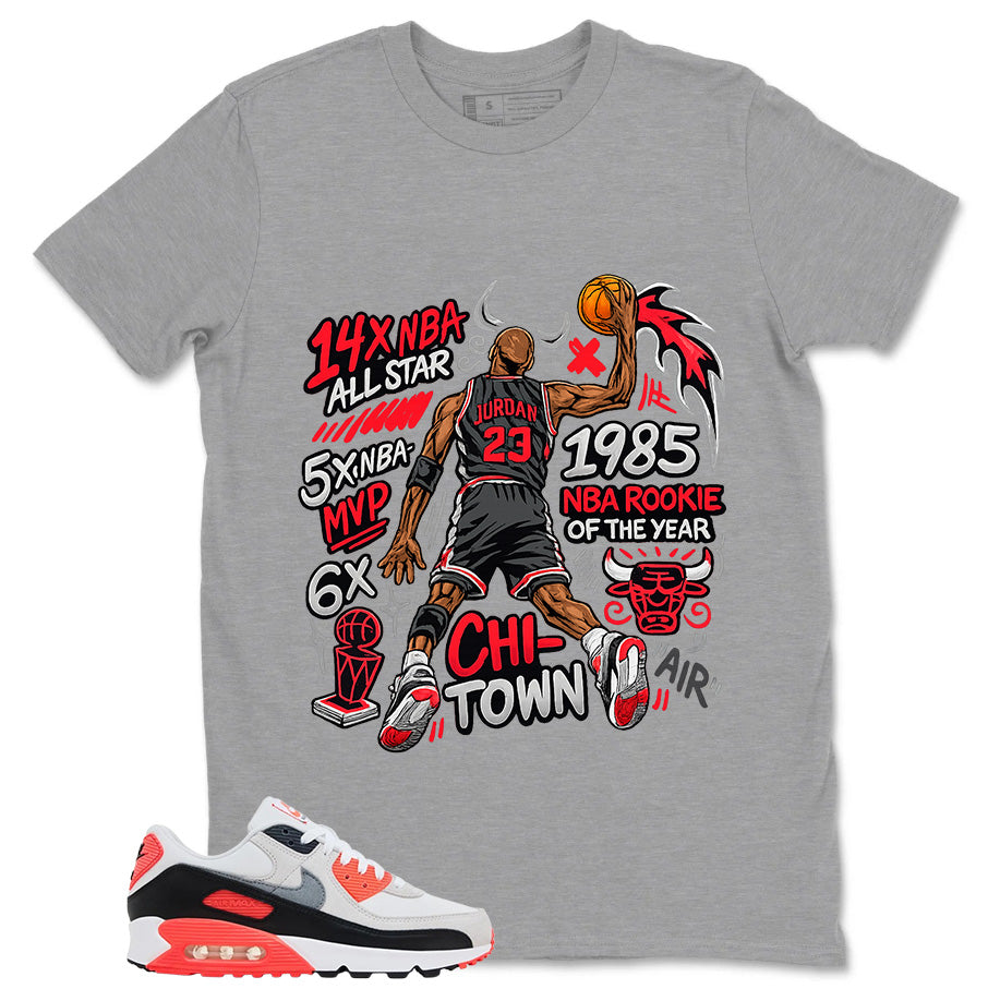 Jordan All Star MVP Shirt - Match Air Max 90 Infrared