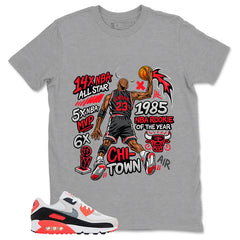 Jordan All Star MVP Shirt - Match Air Max 90 Infrared