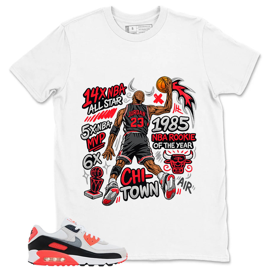 Jordan All Star MVP Shirt - Match Air Max 90 Infrared