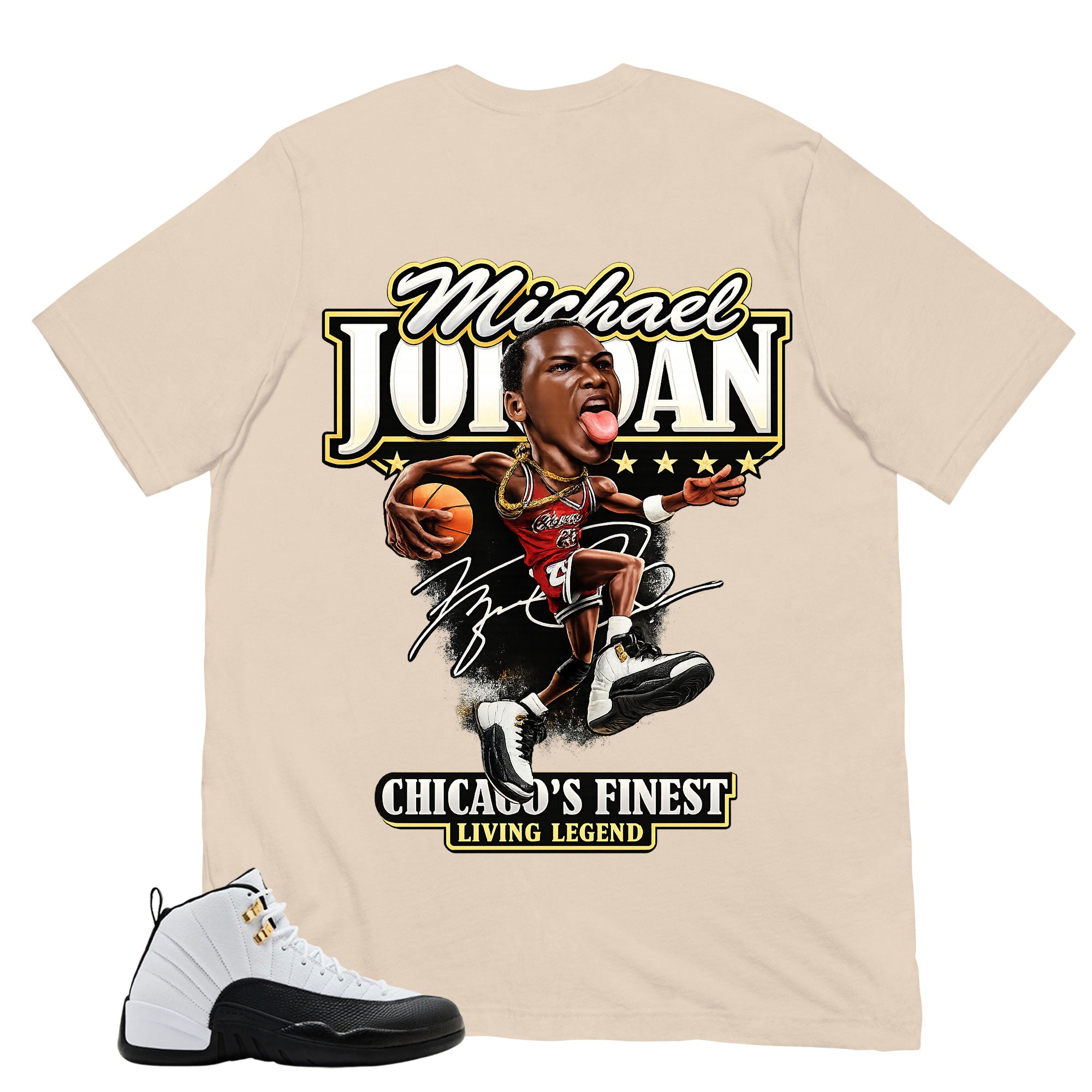 Jordan Living Legend Shirt - Match Air Jordan 12 'Taxi'