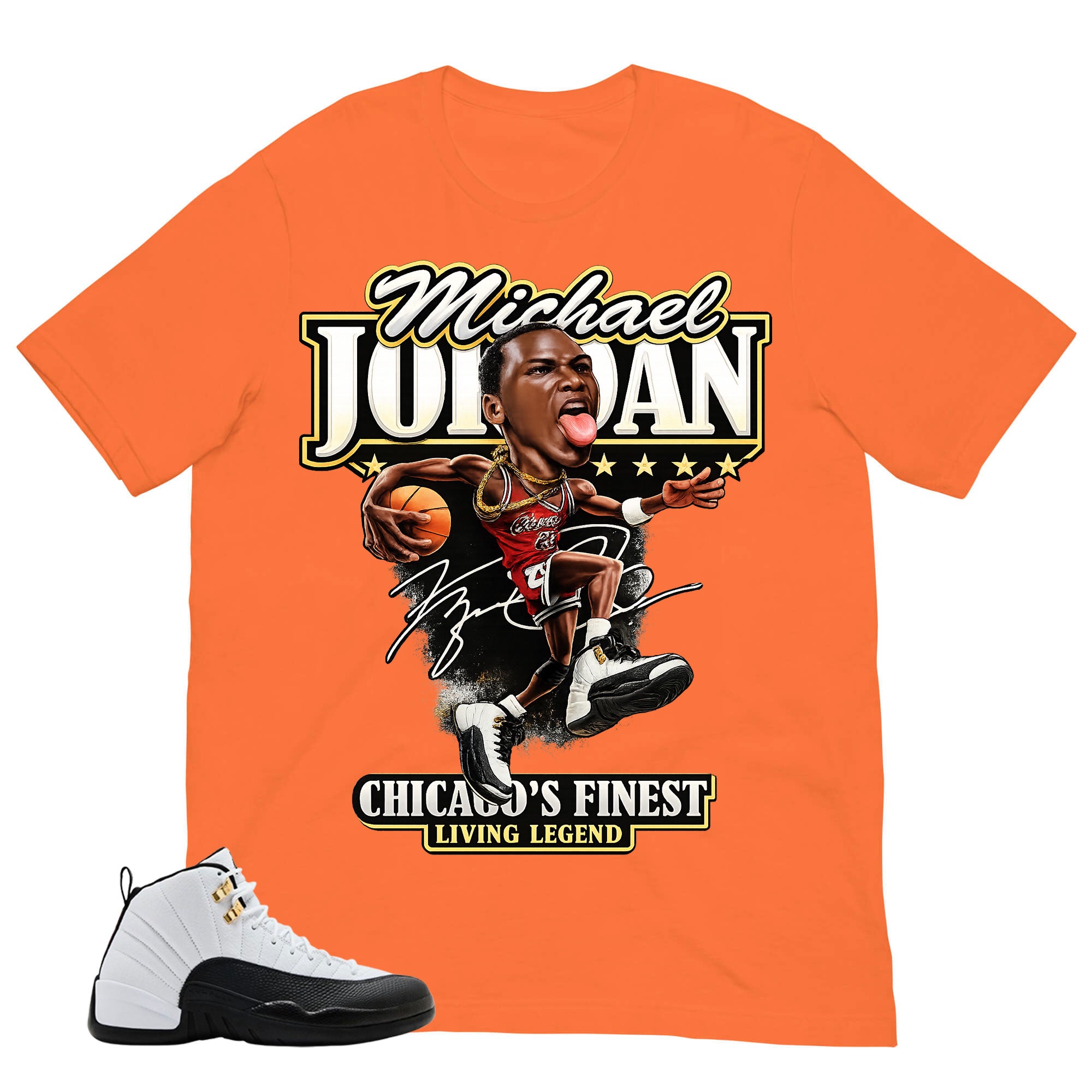 Jordan Living Legend Shirt - Match Air Jordan 12 'Taxi'