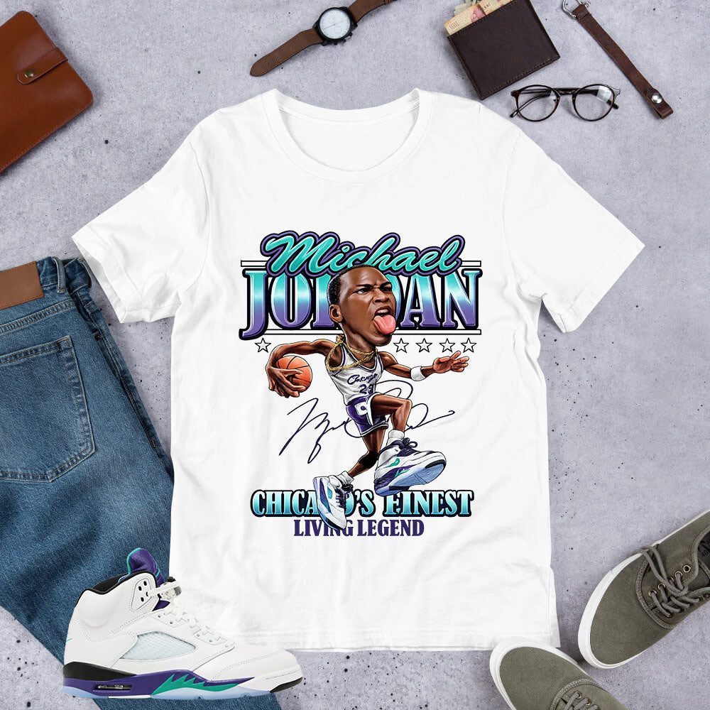 Jordan Living Legend Shirt - Matching Air Jordan 5 Retro 'Grape' 2025