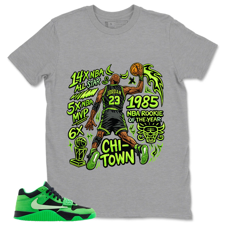 Jordan MVP Shirt - Match Travis Scott x Air Jordan Jumpman Jack Green Spark