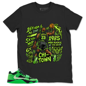 Jordan MVP Shirt - Match Travis Scott x Air Jordan Jumpman Jack Green Spark