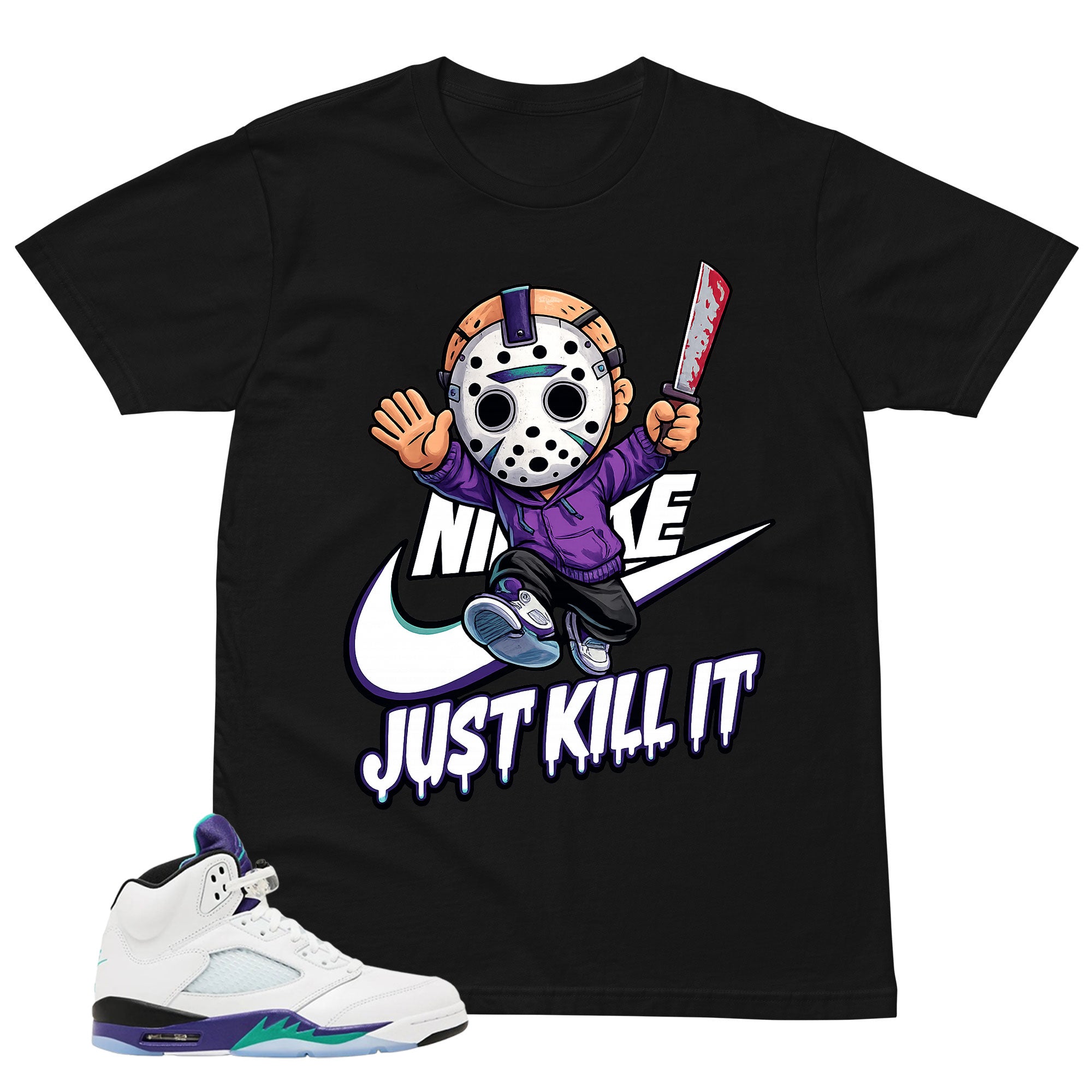 Just Kill It Shirt - Matching Air Jordan 5 Retro 'Grape' 2025