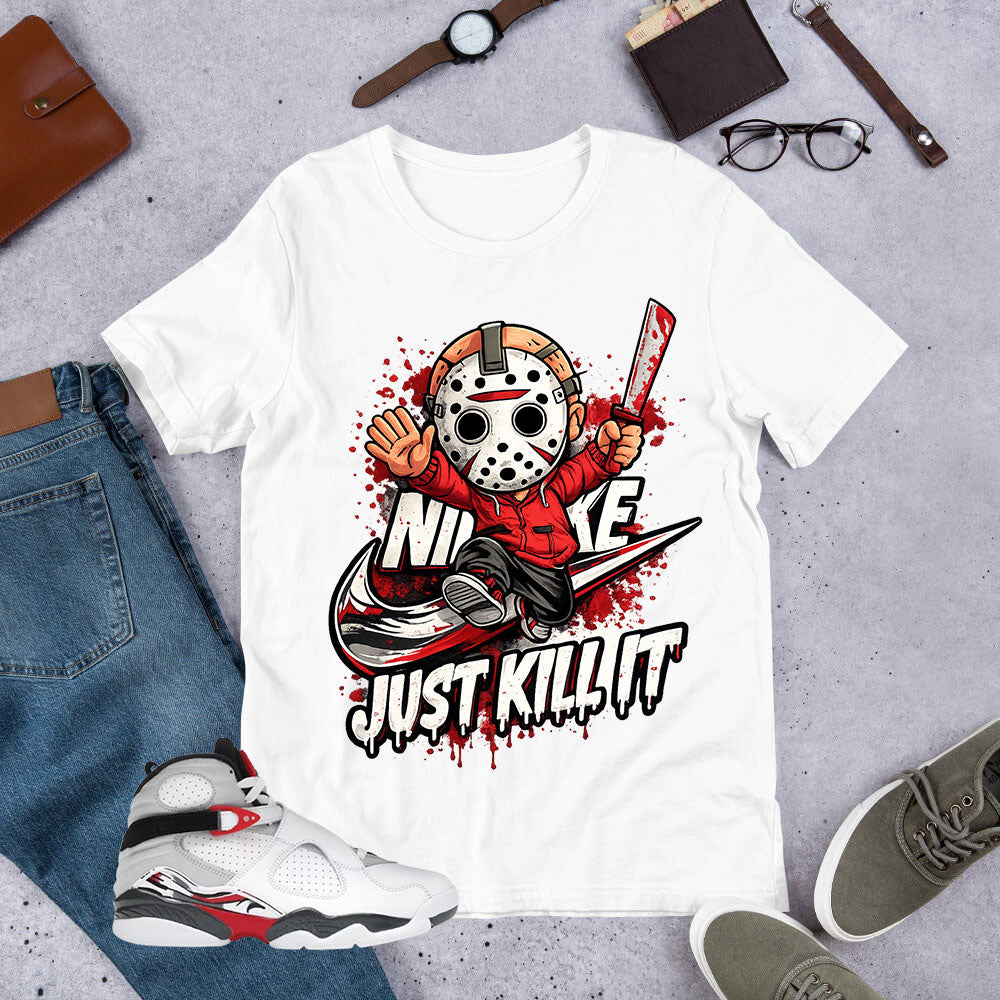Graphic Tee to Matching Bugs Bunny 8s Just Kill It Shirt