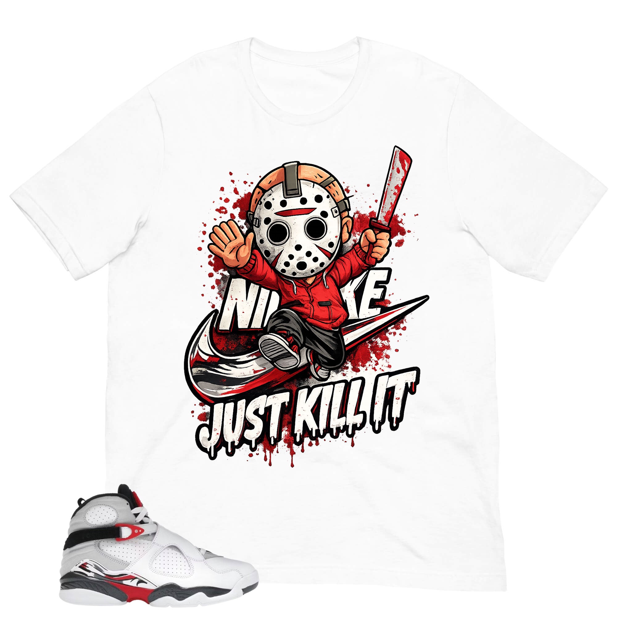 Graphic Tee to Matching Bugs Bunny 8s Just Kill It Shirt