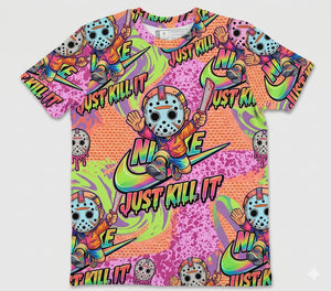 Just Kill It All Over Print Shirt Match Dylan Harper x Air Zoom GT Cut Tri-State