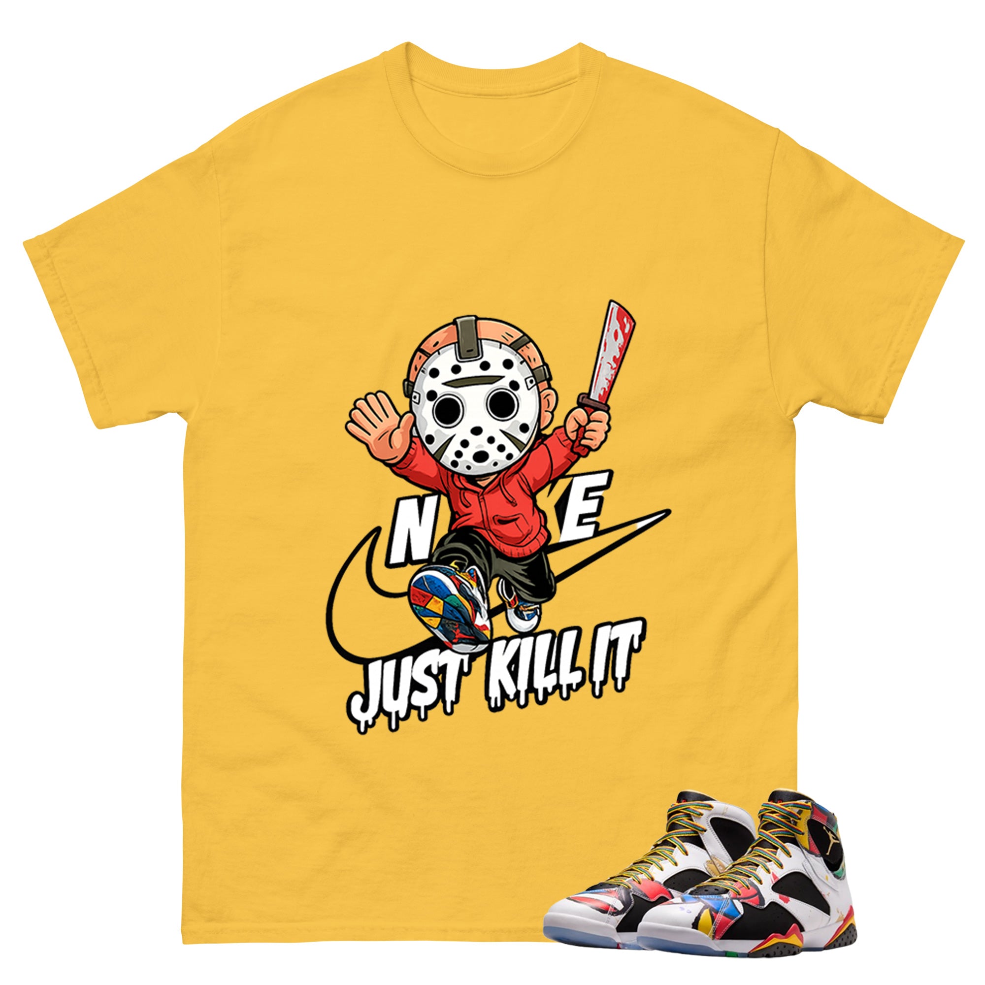 Just Kill It Graphic Tee, Shirt to Match Air Jordan 7 Miro, Air Jordan 7 Miro Unisex Shirt