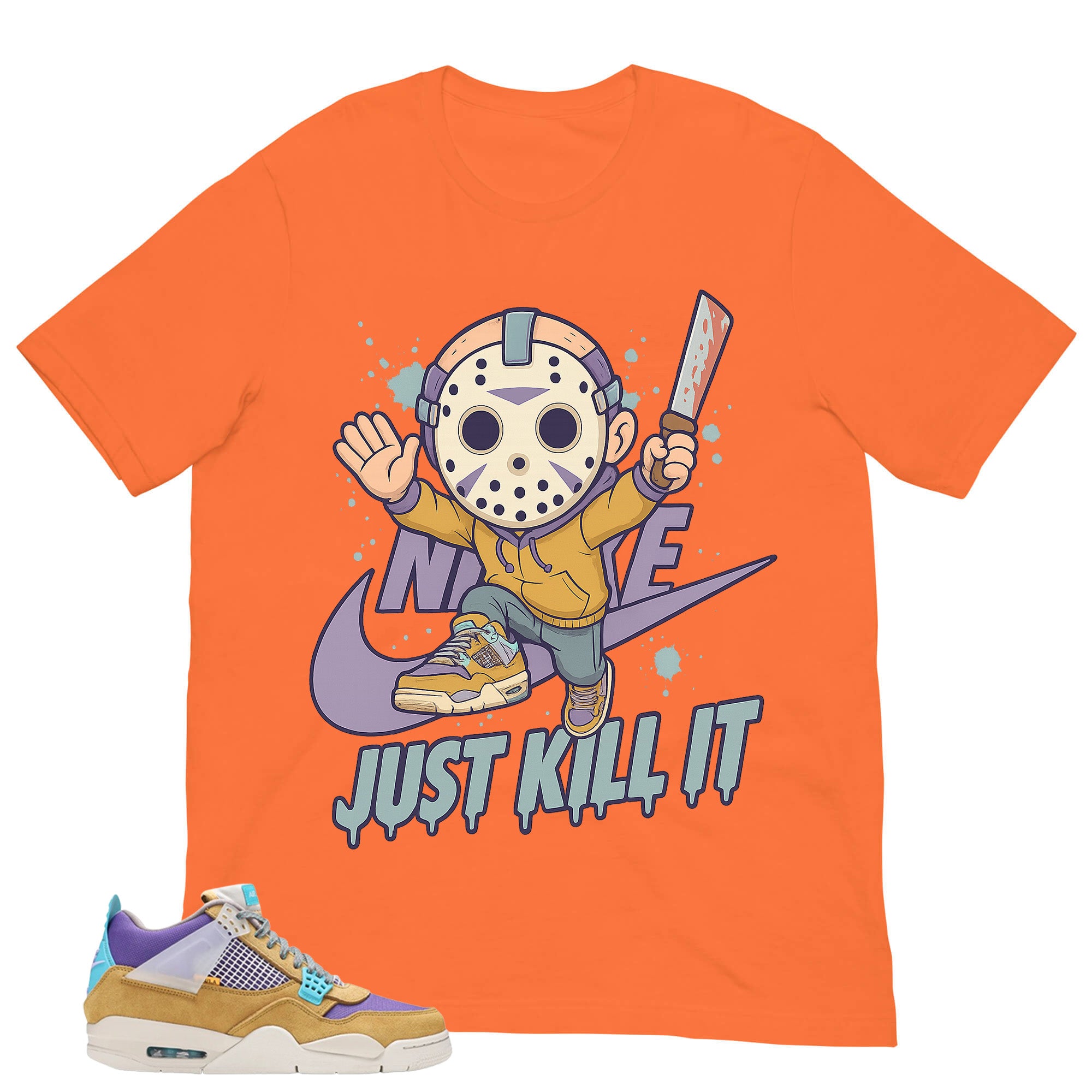 Just Kill It Shirt - Match Union LA x Air Jordan 4 Desert Moss