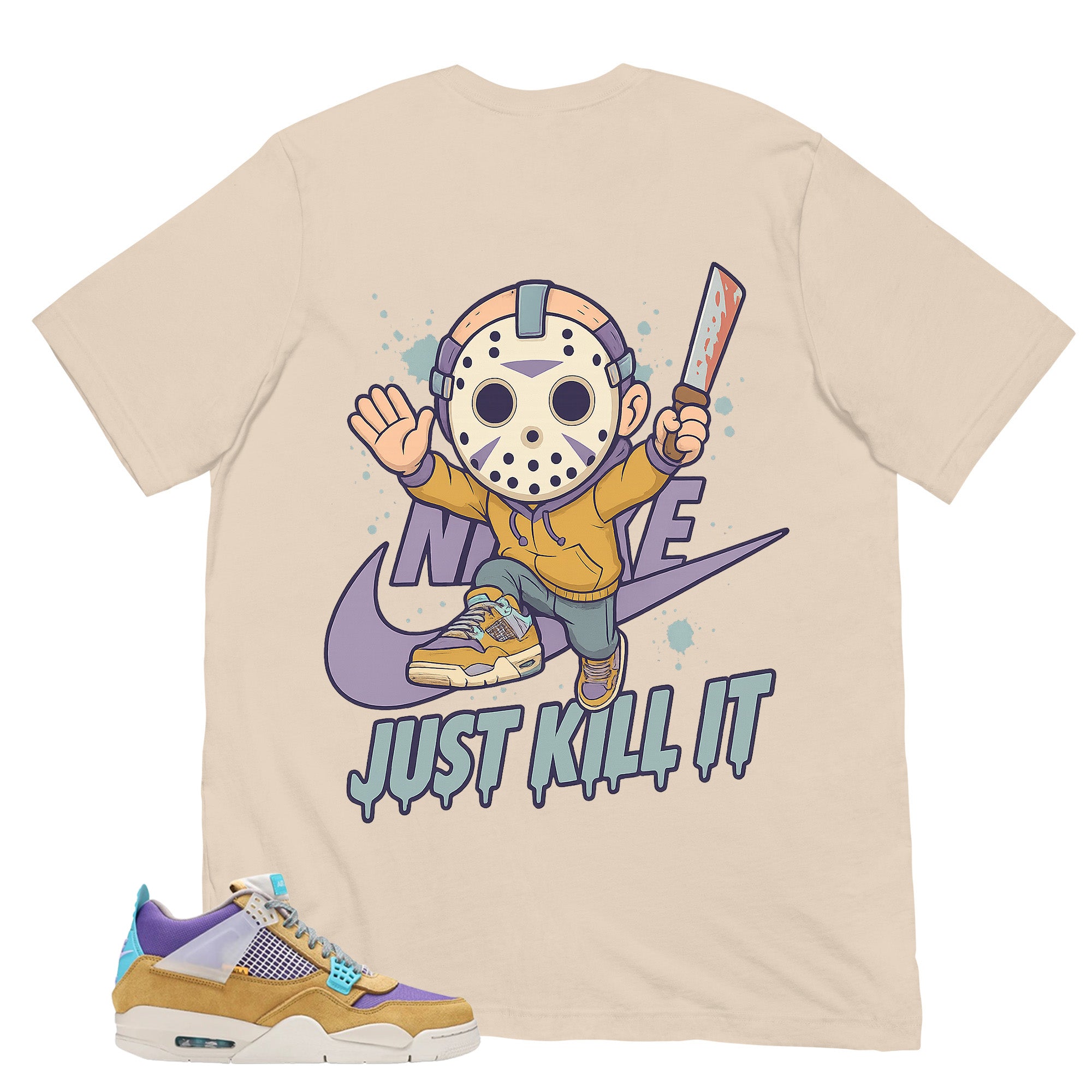 Just Kill It Shirt - Match Union LA x Air Jordan 4 Desert Moss