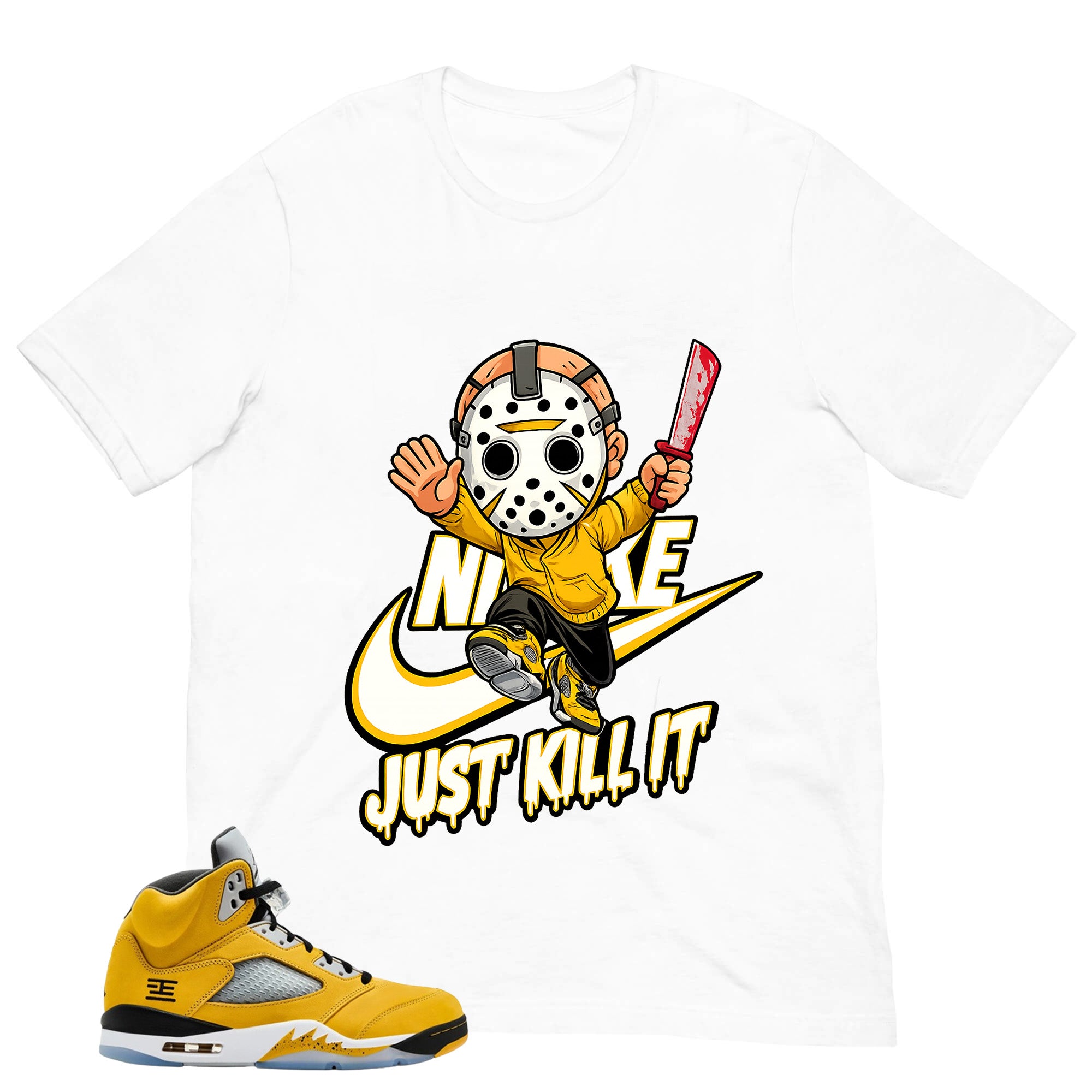 Graphic Tee Just Kill It Shirt - Matching Air Jordan 5 T23 Tokyo | Zadago