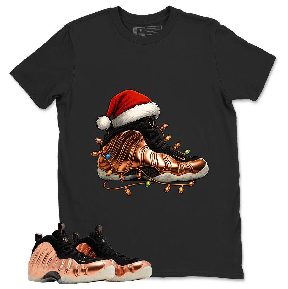 Kickmas Graphic Tee, Shirt to Match Air Foamposite One Copper, Air Foamposite Unisex Black Shirt