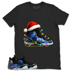 Kickmas Graphic Tee, Shirt to Match Air Foamposite One Galaxy, Air Foamposite Unisex Black Shirt