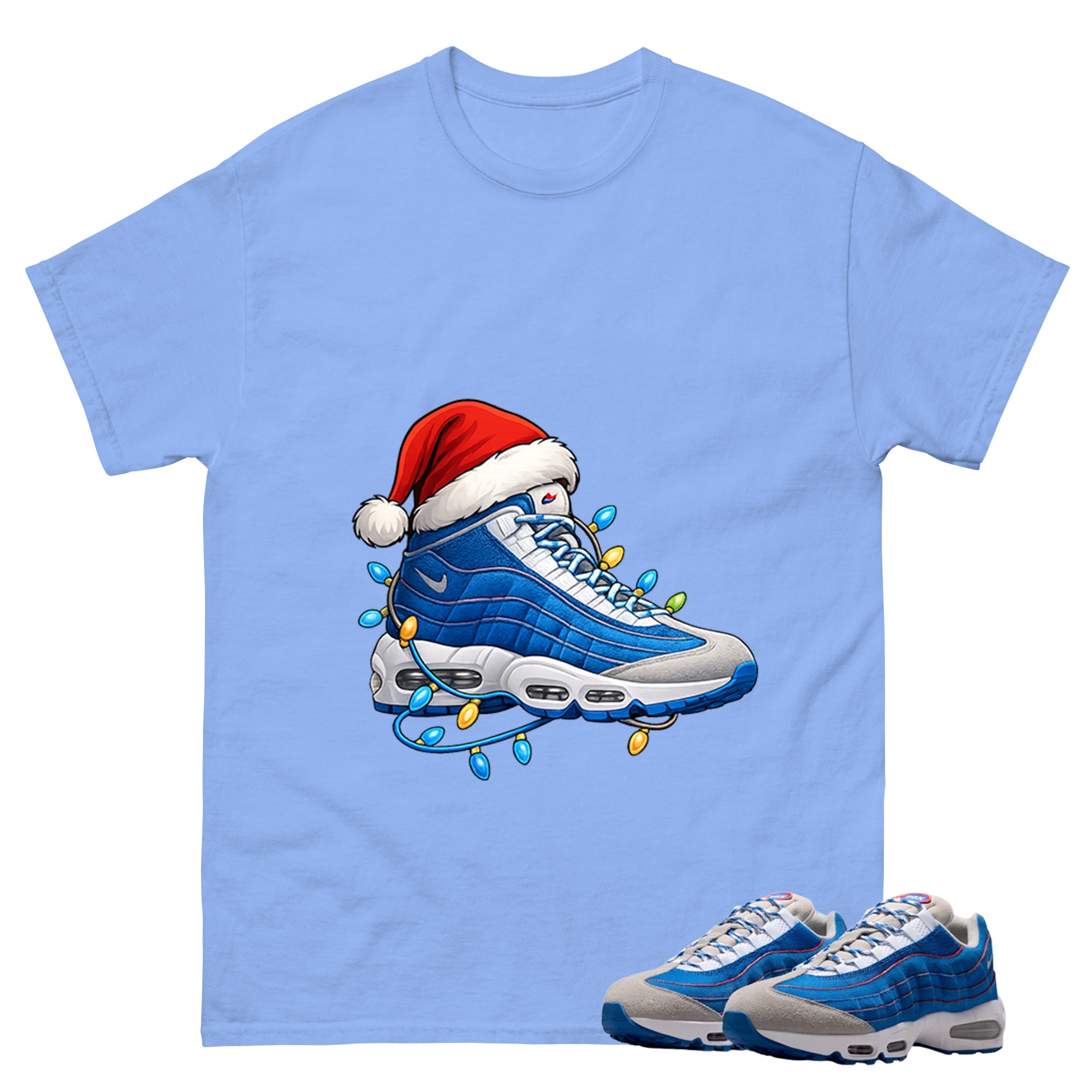 Kickmas Graphic Tee, Shirt to Match Air Max 95 Big Bubble Blue, Air Max 95 Big Bubble Blue Lawson Unisex Shirt