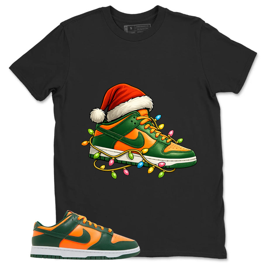 Kickmas Shirt - Match Green Dunk Low Miami Hurricanes