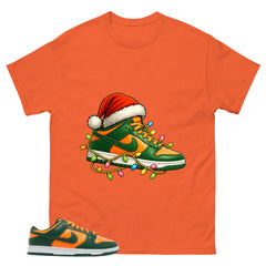 Kickmas Shirt - Match Green Dunk Low Miami Hurricanes