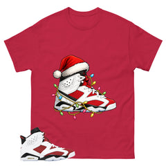 Kickmas Shirt - Match White Air Jordan 6 Carmine