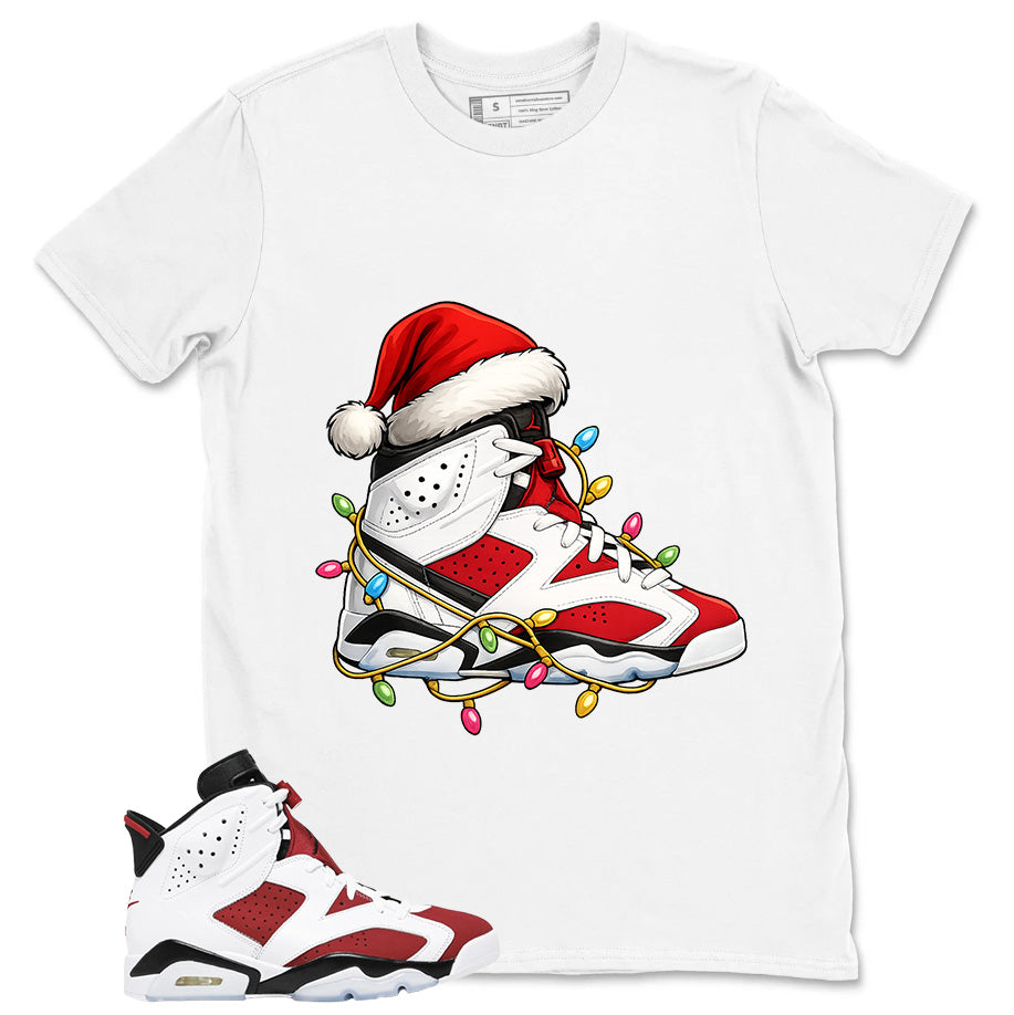 Kickmas Shirt - Match White Air Jordan 6 Carmine