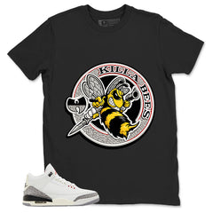 Killa Bees Shirt - Match Jordan 3 White Cement Reimagined