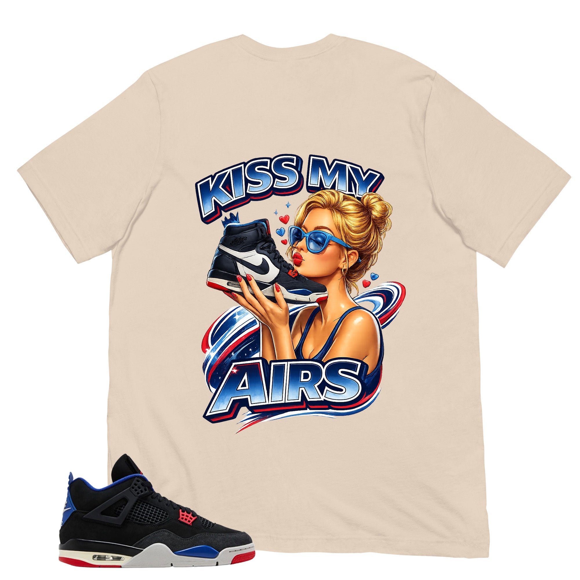 Kiss My Airs Shirt - Matching Air Jordan 4 Retro Rare Air