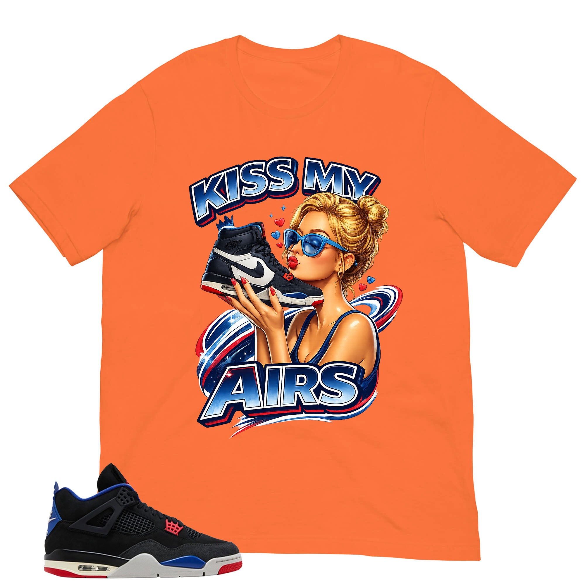 Kiss My Airs Shirt - Matching Air Jordan 4 Retro Rare Air