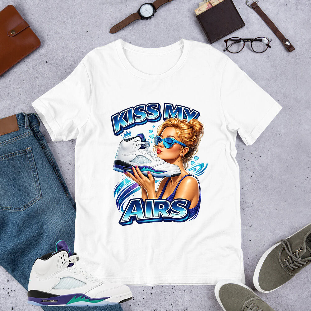 Kiss My Airs Shirt - Matching Air Jordan 5 Retro 'Grape' 2025