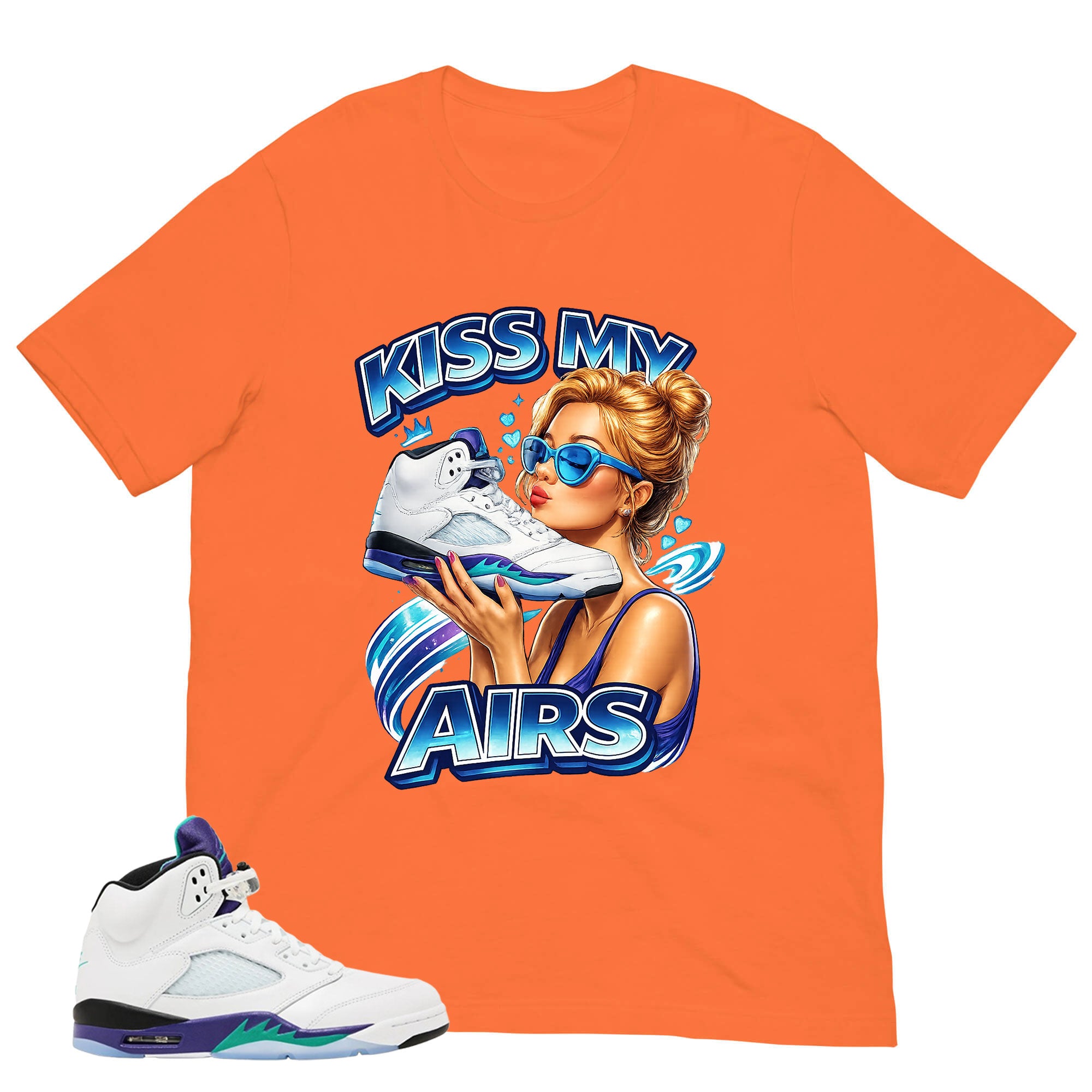 Kiss My Airs Shirt - Matching Air Jordan 5 Retro 'Grape' 2025
