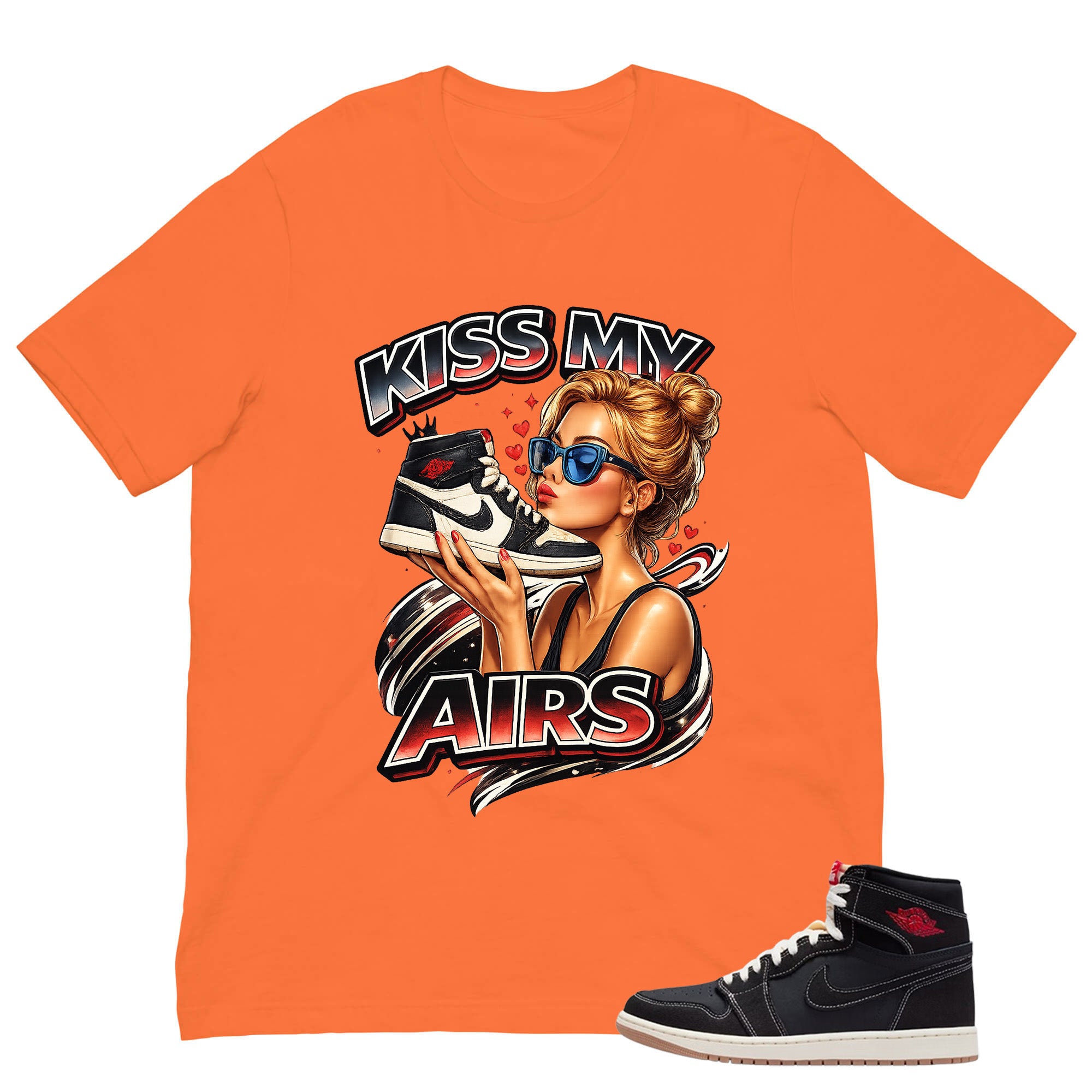 Kiss My Airs Shirt - Match Air Jordan 1 Flight Club