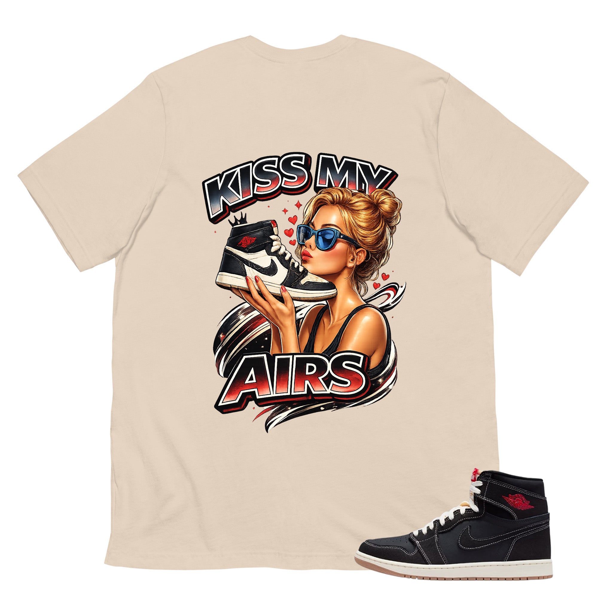 Kiss My Airs Shirt - Match Air Jordan 1 Flight Club