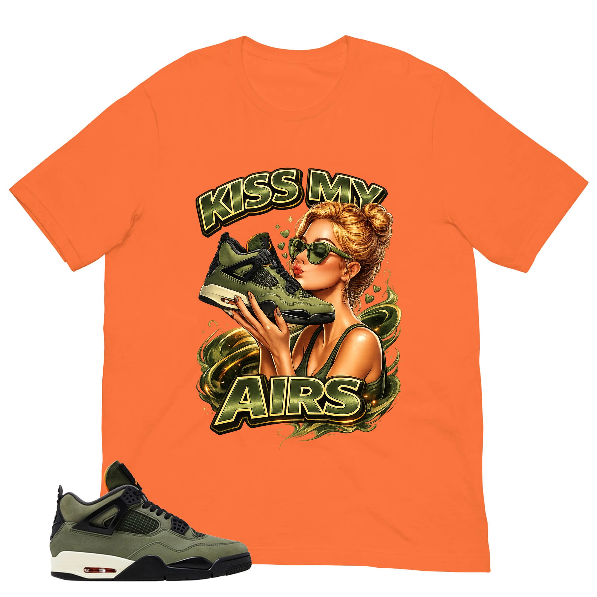 Kiss My Airs Shirt - Match  Air Jordan 4 Undefeated