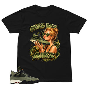 Kiss My Airs Shirt - Match  Air Jordan 4 Undefeated