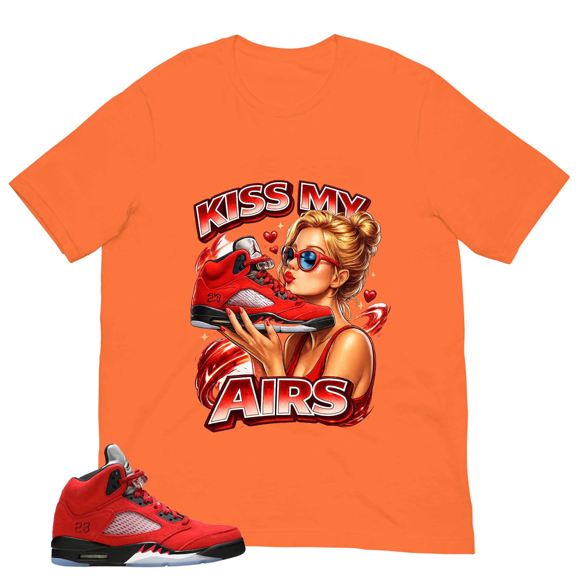 Graphic Tee Kiss My Airs Shirt Match 5s Raging Bull