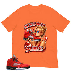 Graphic Tee Kiss My Airs Shirt Match 5s Raging Bull
