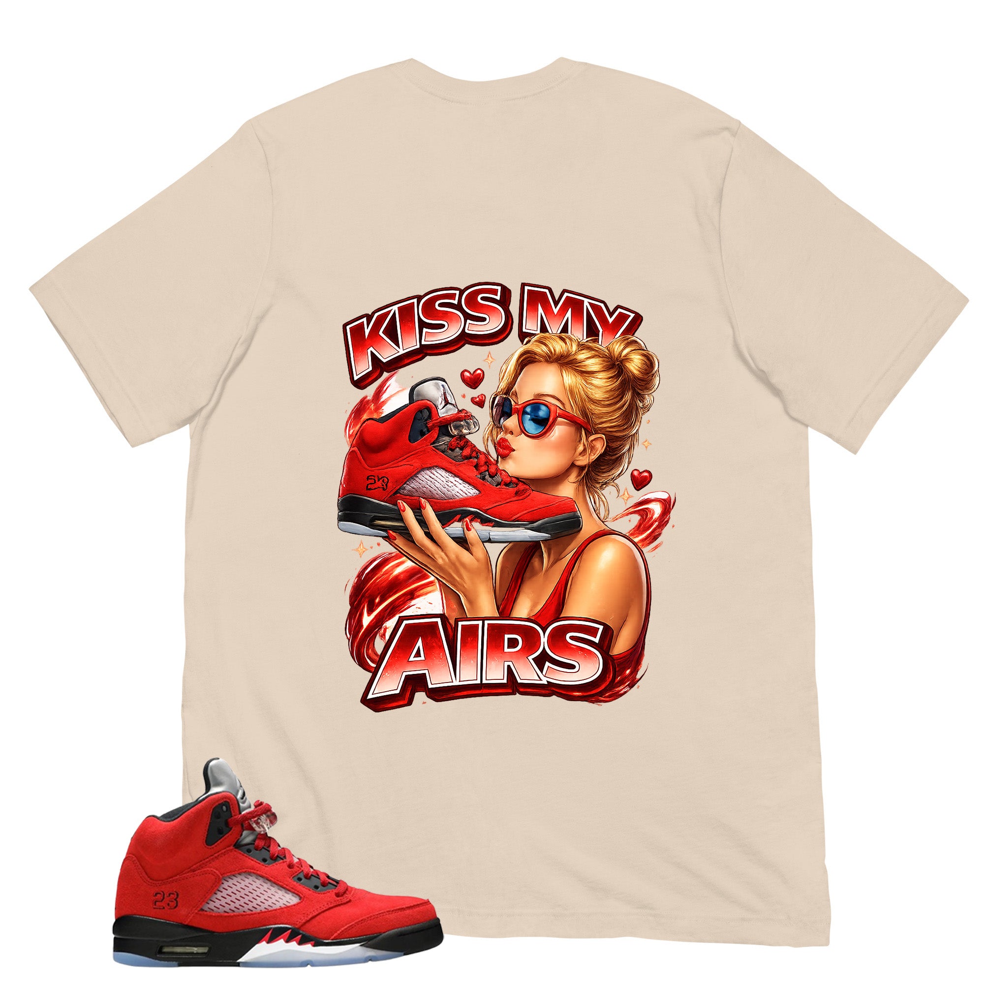 Graphic Tee Kiss My Airs Shirt Match 5s Raging Bull
