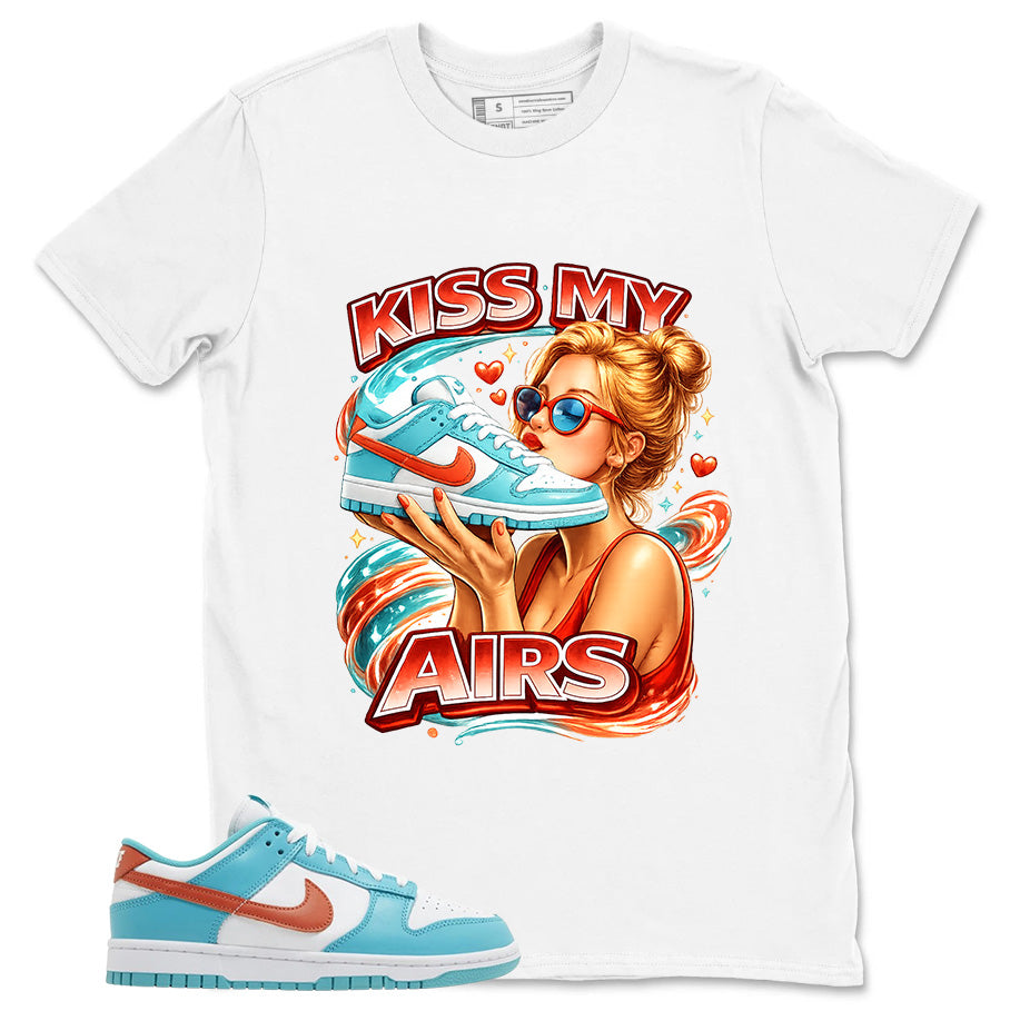 Kiss My Airs Shirt - Match Green Dunk Low Miami Dolphins