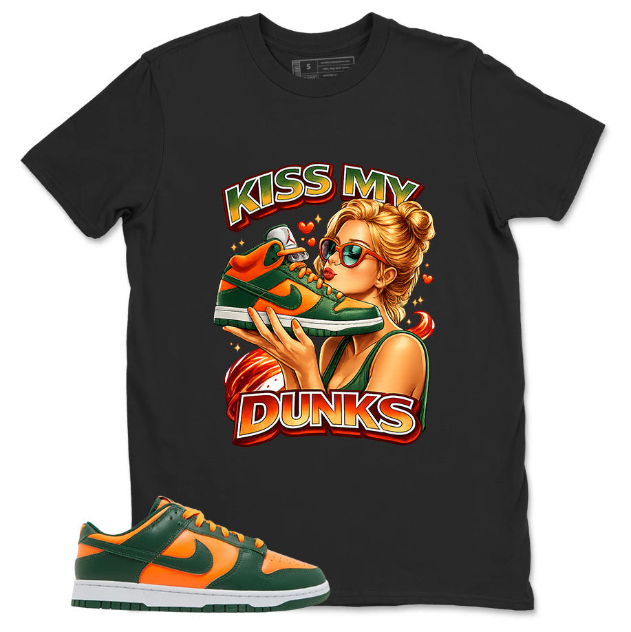 Kiss My Airs Shirt - Match Green Dunk Low Miami Hurricanes