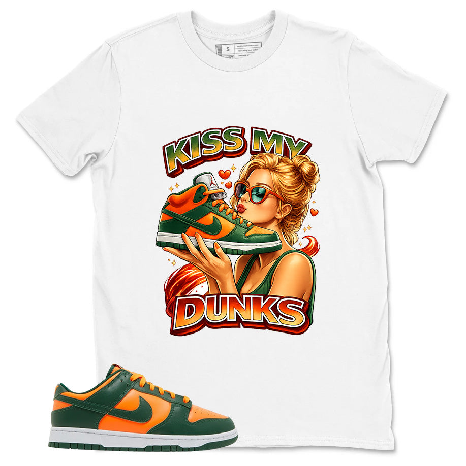 Kiss My Airs Shirt - Match Green Dunk Low Miami Hurricanes