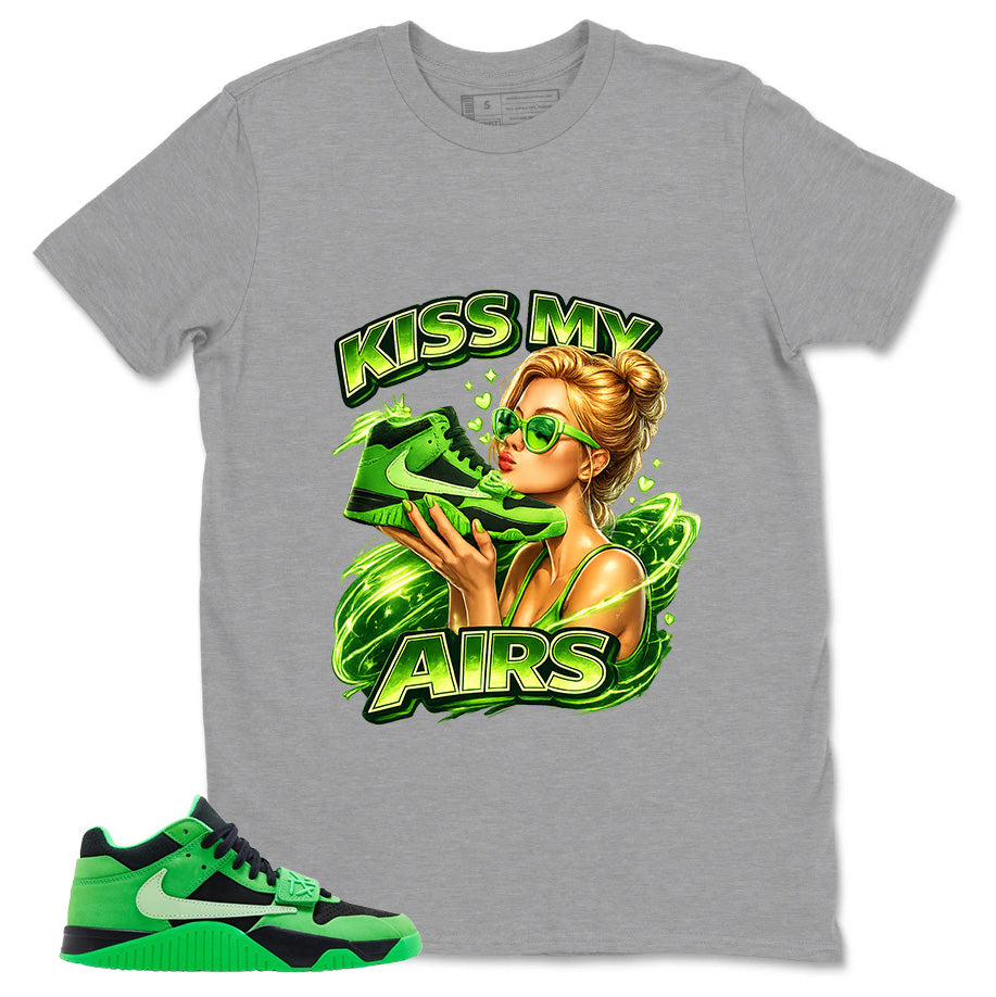 Kiss My Airs Shirt - Match Travis Scott x Air Jordan Jumpman Green Spark