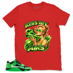 Kiss My Airs Shirt - Match Travis Scott x Air Jordan Jumpman Green Spark