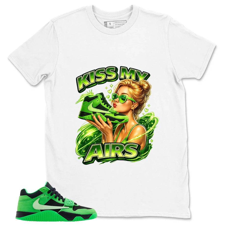 Kiss My Airs Shirt - Match Travis Scott x Air Jordan Jumpman Green Spark