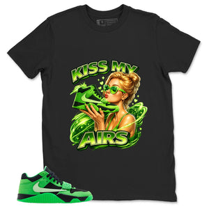 Kiss My Airs Shirt - Match Travis Scott x Air Jordan Jumpman Green Spark