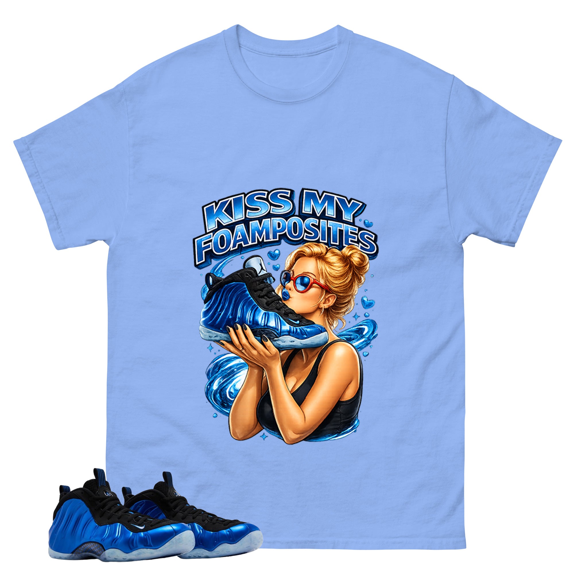 Kiss My Foams Shirt - Match Air Foamposite One Royal
